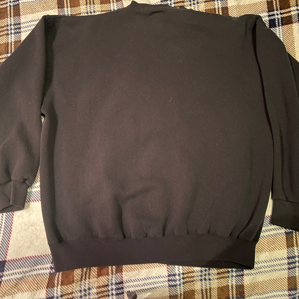 Men's Black 90s Greenbay Packers Crewneck - Picture 2 of 5